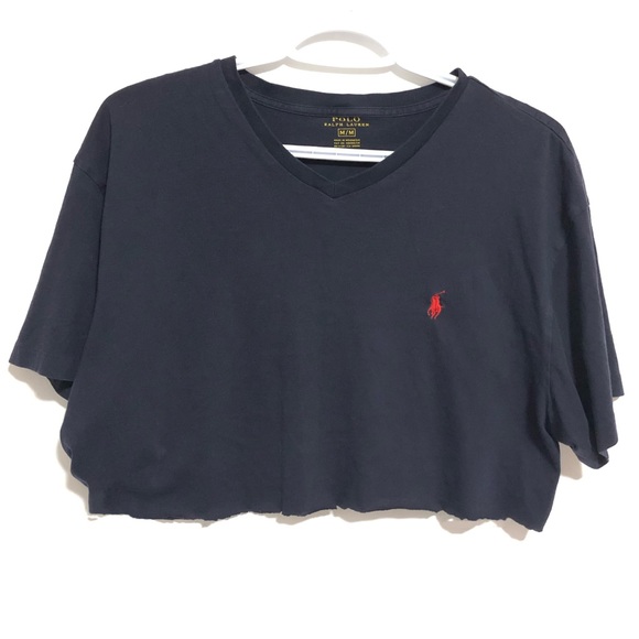 CROPPED RALPH LAUREN TOP - Picture 1 of 2